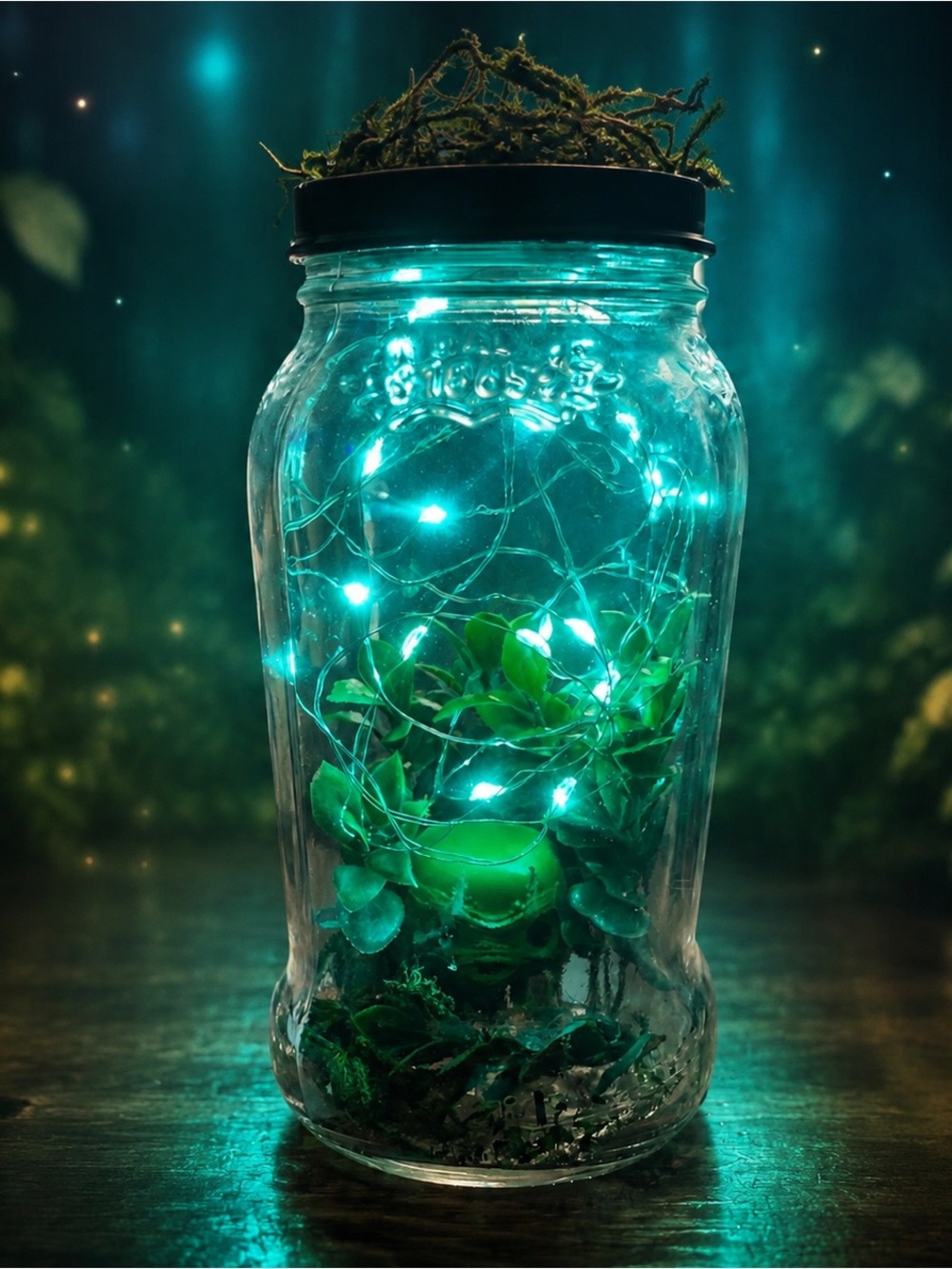 Handcrafted Creature from the Black Lagoon Light-Up Jar